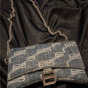 Balenciaga denim bag